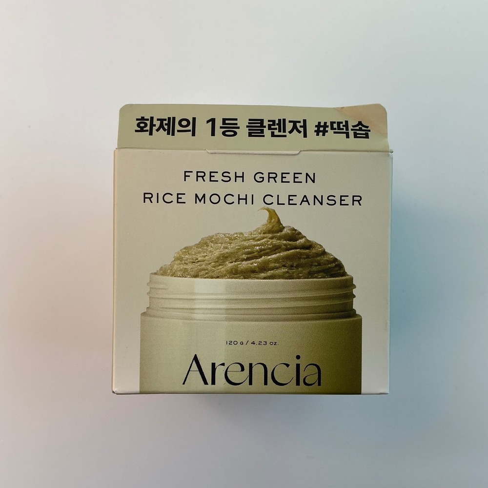 Arencia Fresh Green Rice Mochi Cleanser Korean 3-in-1 Face Wash K-Beauty 4.23oz
